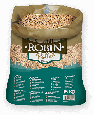 worek pelletu opałowego Robin do kupienia w Bodzentynie lub sklepie internetowym